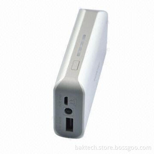 Power Bank, 4,000mAh, 5V DC/1A Input, 5V/1A Output, Dimensions 102 x 45 x 22mm